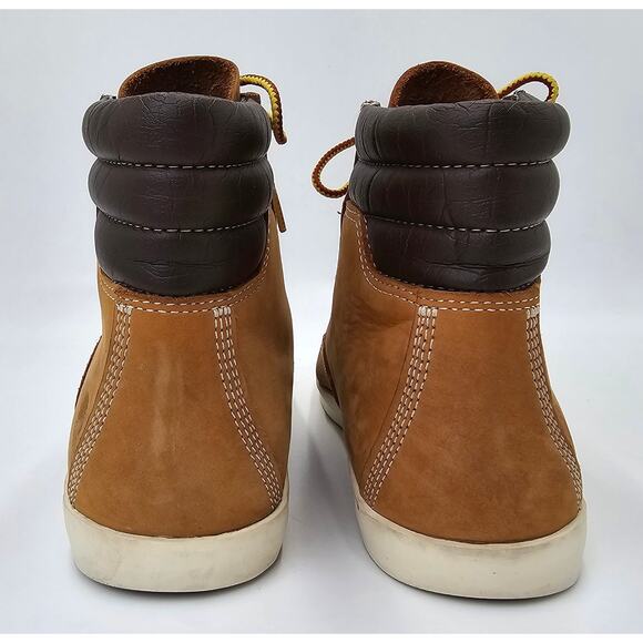 Timberland Ortholite Ankle Sneaker Boots Wheat Nubuck Lace Up A1KLZ Women's 7.5 - Picture 3 of 9